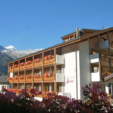 Hotel Artemis Easy Self Check In-out Saas-Fee